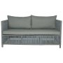 HANAH HOME Baštenska garnitura Mana 3 Light Grey - slika 3