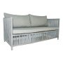 HANAH HOME Baštenska garnitura Mana 3 Light Grey - slika 4