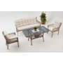 HANAH HOME Baštenska garnitura Pure Rattan (3+1+1+S) - slika 2