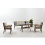 HANAH HOME Baštenska garnitura Pure Rattan (3+1+1+S) - slika 4