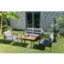 HANAH HOME Baštenska garnitura Tivoli Anthracite Grey - slika 1