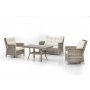 HANAH HOME Baštenska garnitura Manila 316 Cream - slika 1
