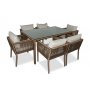 HANAH HOME Baštenska garnitura Vera 150 Dark Brown - slika 1