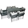 HANAH HOME Baštenska garnitura Vera 150 Grey - slika 1