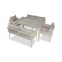 HANAH HOME Baštenska garnitura Vera 2 Light Brown - slika 1