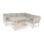 HANAH HOME Baštenska garnitura Shangai 5 Cream - slika 1