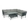 HANAH HOME Baštenska garnitura Shangai 5 Grey - slika 1