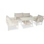 HANAH HOME Baštenska garnitura Shangai 3 Cream - slika 1