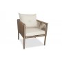 HANAH HOME Baštenska garnitura Shangai 62 Dark Brown - slika 3