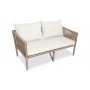 HANAH HOME Baštenska garnitura Shangai 62 Dark Brown - slika 4
