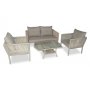 HANAH HOME Baštenska garnitura Shangai 38 Cream - slika 1