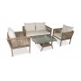 HANAH HOME Baštenska garnitura Shangai 38 Dark Brown - slika 1