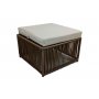 HANAH HOME Baštenska garnitura Shangai 8 Dark Brown - slika 4