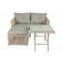 HANAH HOME Baštenska garnitura Shangai 8 Cream - slika 2