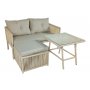 HANAH HOME Baštenska garnitura Shangai 8 Cream - slika 1