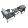 HANAH HOME Baštenska garnitura Shangai 2 Grey - slika 1