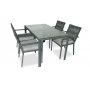 HANAH HOME Baštenska garnitura Leros 140 Grey - slika 1
