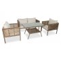 HANAH HOME Baštenska garnitura Newyork 130 Dark Brown - slika 1