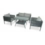 HANAH HOME Baštenska garnitura Newyork 130 Grey - slika 1