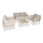 HANAH HOME Baštenska garnitura Newyork 130 Light Brown - slika 1