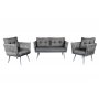 HANAH HOME Baštenska garnitura Violet Grey (1+1+2) - slika 3