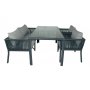 HANAH HOME Baštenska garnitura Vera 3 Grey - slika 2