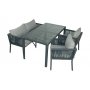 HANAH HOME Baštenska garnitura Vera 3 Grey - slika 1