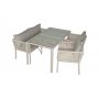HANAH HOME Baštenska garnitura Vera 3 Light Brown - slika 1