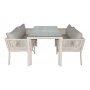 HANAH HOME Baštenska garnitura Vera 4 Light Brown - slika 1