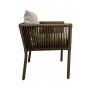 HANAH HOME Baštenska garnitura Vera 140 Dark Brown - slika 2
