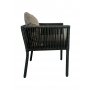 HANAH HOME Baštenska garnitura Vera 140 Grey - slika 4