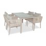 HANAH HOME Baštenska garnitura Vera 140 Light Brown - slika 1