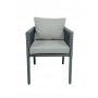 HANAH HOME Baštenska garnitura Vera 90 Grey - slika 2