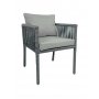 HANAH HOME Baštenska garnitura Vera 90 Grey - slika 3
