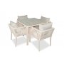 HANAH HOME Baštenska garnitura Vera 90 Light Brown - slika 1