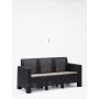 HANAH HOME Baštenska garnitura Aksu 3+1+1+S Takim Anthracite - slika 3