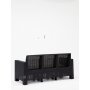 HANAH HOME Baštenska garnitura Aksu 3+1+1+S Takim Anthracite - slika 5