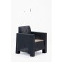 HANAH HOME Baštenska garnitura Aksu 2+1+1+S Takim Anthracite - slika 5