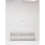 HANAH HOME Baštenska garnitura Lara 3+1+1+S Takim White - slika 4