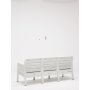 HANAH HOME Baštenska garnitura Lara 3+1+1+S Takim White - slika 5