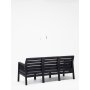 HANAH HOME Baštenska garnitura Lara 3+1+1+S Takim Anthracite - slika 5