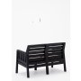 HANAH HOME Baštenska garnitura Lara 2+1+1+S Takim Anthracite - slika 5