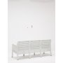 HANAH HOME Baštenska garnitura Lara Mindersiz 3+1+1+S Takim White - slika 5