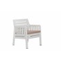 HANAH HOME Baštenska garnitura Lara 1+1+S Takim White - slika 3
