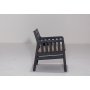 HANAH HOME Baštenska garnitura Lara 1+1+S Takim Anthracite - slika 3