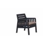 HANAH HOME Baštenska garnitura Lara 1+1+S Takim Anthracite - slika 4