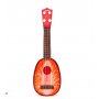 ECO TOYS Ukulele gitara za decu četiri žice jagoda - slika 1