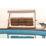 HANAH HOME Baštenska ljuljaška trosed Luna Deluxe 2600 Beige - slika 2