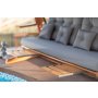 HANAH HOME Baštenska ljuljaška trosed Luna Deluxe 2600 Anthracite - slika 3