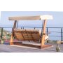 HANAH HOME Baštenska ljuljaška trosed Sia 2400 Beige - slika 3